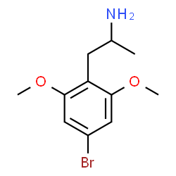 ChemSpider 2D Image | 1-(4-Bromo-2,6-dimethoxyphenyl)-2-propanamine | C11H16BrNO2