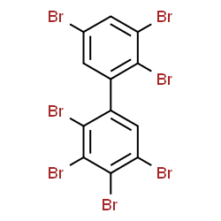 ChemSpider 2D Image | 2,2',3,3',4,5,5'-Heptabromobiphenyl | C12H3Br7