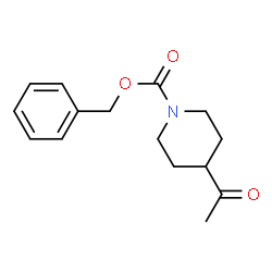 ChemSpider 2D Image | Benzyl 4-acetyl-1-piperidinecarboxylate | C15H19NO3