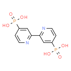 ChemSpider 2D Image | 2,2'-Bipyridin-4,4'-diylbis(phosphonosäure) | C10H10N2O6P2