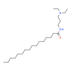ChemSpider 2D Image | PALMITAMIDOPROPYL DIETHYLAMINE | C23H48N2O