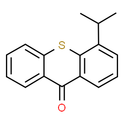ChemSpider 2D Image | 4-Isopropyl-9H-thioxanthen-9-one | C16H14OS
