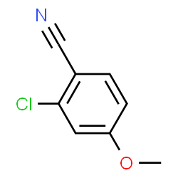 ChemSpider 2D Image | 2-Chloro-4-methoxybenzonitrile | C8H6ClNO