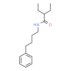 ChemSpider 2D Image | 2-Ethyl-N-(4-phenylbutyl)butanamide | C16H25NO