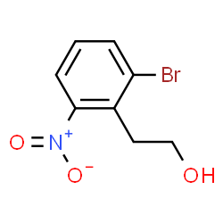 ChemSpider 2D Image | 2-bromo-6-nitroBenzeneethanol | C8H8BrNO3
