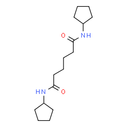 ChemSpider 2D Image | N,N'-Dicyclopentylhexanediamide | C16H28N2O2