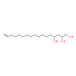 ChemSpider 2D Image | 16-Heptadecene-1,2,4-triol | C17H34O3