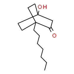 ChemSpider 2D Image | 1-Heptyl-4-hydroxybicyclo[2.2.2]octan-2-one | C15H26O2