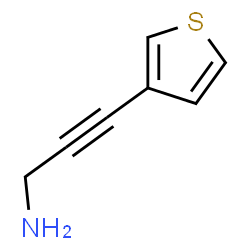 ChemSpider 2D Image | 3-(3-Thienyl)-2-propyn-1-amine | C7H7NS