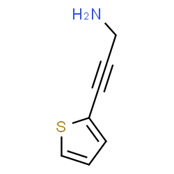 ChemSpider 2D Image | 3-(2-Thienyl)-2-propyn-1-amine | C7H7NS