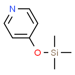 ChemSpider 2D Image | 4-[(Trimethylsilyl)oxy]pyridine | C8H13NOSi