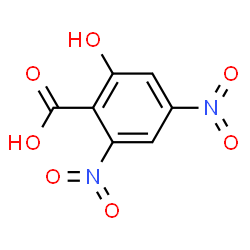 ChemSpider 2D Image | 2-Hydroxy-4,6-dinitrobenzoic acid | C7H4N2O7