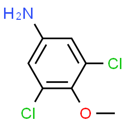 ChemSpider 2D Image | 3,5-Dichloro-4-methoxyaniline | C7H7Cl2NO