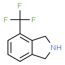 ChemSpider 2D Image | 4-(Trifluoromethyl)isoindoline | C9H8F3N