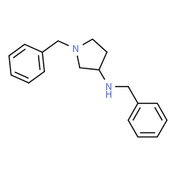 ChemSpider 2D Image | N,1-Dibenzyl-3-pyrrolidinamine | C18H22N2