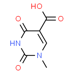 ChemSpider 2D Image | 1-Methyl-2,4-dioxo-1,2,3,4-tetrahydro-5-pyrimidinecarboxylic acid | C6H6N2O4
