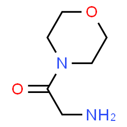ChemSpider 2D Image | 2-amino-1-morpholinoethanone | C6H12N2O2