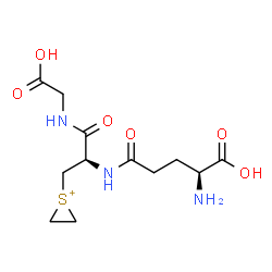ChemSpider 2D Image | L-gamma-Glutamyl-3-(1-thiiraniumyl)-L-alanylglycine | C12H20N3O6S