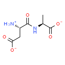 ChemSpider 2D Image | (3S)-3-Ammonio-4-{[(1S)-1-carboxylatoethyl]amino}-4-oxobutanoate | C7H11N2O5
