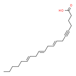 ChemSpider 2D Image | 8,11,14-Icosatrien-5-ynoic acid | C20H30O2