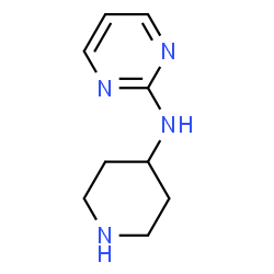 ChemSpider 2D Image | N-(4-Piperidinyl)-2-pyrimidinamine | C9H14N4