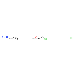 ChemSpider 2D Image | 2-Propen-1-amine - 2-(chloromethyl)oxirane hydrochloride (1:1:1) | C6H13Cl2NO