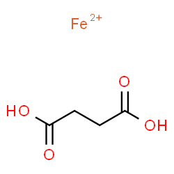 ChemSpider 2D Image | Butanedioic acid, iron(2+) salt (1:1) | C4H6FeO4