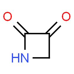 ChemSpider 2D Image | 2,3-Azetidinedione | C3H3NO2