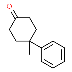 ChemSpider 2D Image | 4-Methyl-4-phenylcyclohexanone | C13H16O