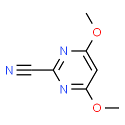 ChemSpider 2D Image | 4,6-Dimethoxy-2-pyrimidinecarbonitrile | C7H7N3O2