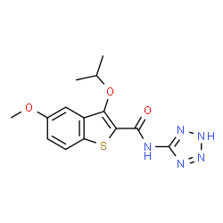 ChemSpider 2D Image | CI-959 FREE ACID | C14H15N5O3S