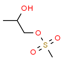 ChemSpider 2D Image | 2-Hydroxypropyl methanesulfonate | C4H10O4S