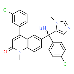 ChemSpider 2D Image | tipifarnib | C27H22Cl2N4O