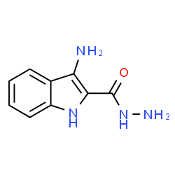 ChemSpider 2D Image | 3-aminoindol-2-carbohydrazide | C9H10N4O