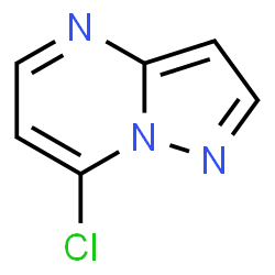 ChemSpider 2D Image | 7-chloropyrazolo[1,5-a]pyrimidine | C6H4ClN3