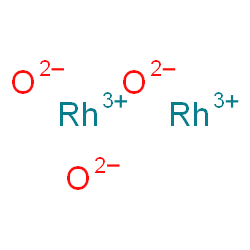 ChemSpider 2D Image | oxygen(2-);rhodium(3+) | O3Rh2