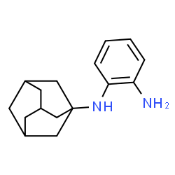 ChemSpider 2D Image | N-(Adamantan-1-yl)-1,2-benzenediamine | C16H22N2