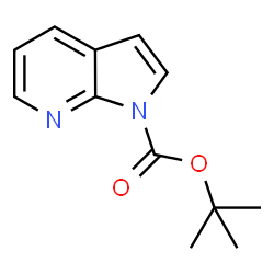 ChemSpider 2D Image | 1-Boc-7-Azaindole | C12H14N2O2