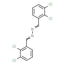 ChemSpider 2D Image | Bis(2,3-dichlorobenzylidene)hydrazine | C14H8Cl4N2