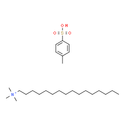 ChemSpider 2D Image | hexadecyl-trimethyl-ammonium; 4-methylbenzenesulfonic acid | C26H50NO3S