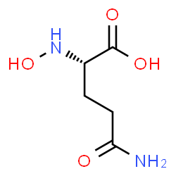 ChemSpider 2D Image | N~2~-Hydroxy-L-glutamine | C5H10N2O4