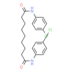 ChemSpider 2D Image | N,N'-Bis(4-chlorophenyl)nonanediamide | C21H24Cl2N2O2