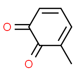 ChemSpider 2D Image | 3-Methyl-1,2-benzoquinone | C7H6O2
