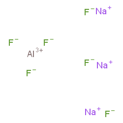 ChemSpider 2D Image | Aluminum sodium fluoride (1:3:6) | AlF6Na3