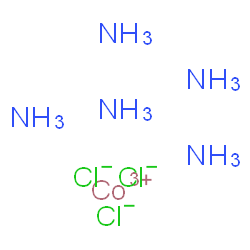 ChemSpider 2D Image | Cobalt(3+) chloride ammoniate (1:3:5) | H15Cl3CoN5