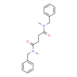 ChemSpider 2D Image | N,N'-Dibenzyl-N,N'-dimethylsuccinamide | C20H24N2O2