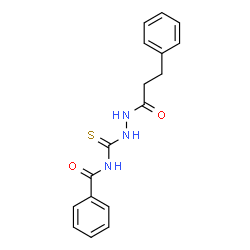 ChemSpider 2D Image | N-{[2-(3-phenylpropanoyl)hydrazino]carbothioyl}benzamide | C17H17N3O2S