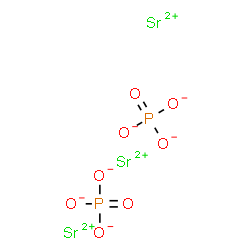 ChemSpider 2D Image | Strontium monophosphate | O8P2Sr3