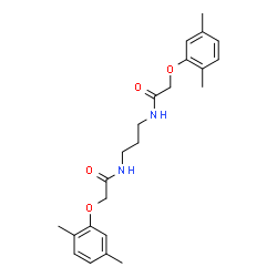 ChemSpider 2D Image | N,N'-1,3-Propanediylbis[2-(2,5-dimethylphenoxy)acetamide] | C23H30N2O4
