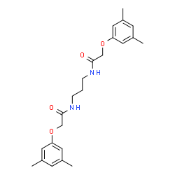 ChemSpider 2D Image | N,N'-1,3-Propanediylbis[2-(3,5-dimethylphenoxy)acetamide] | C23H30N2O4